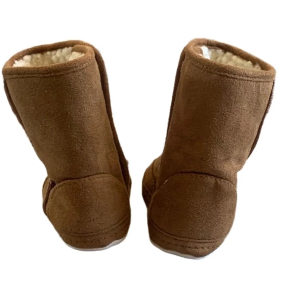 Brown Toddler Winter Snow Boots